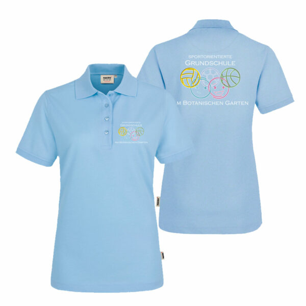 GABG Damen Lehrer Polo Shirt No216 020 eisblau
