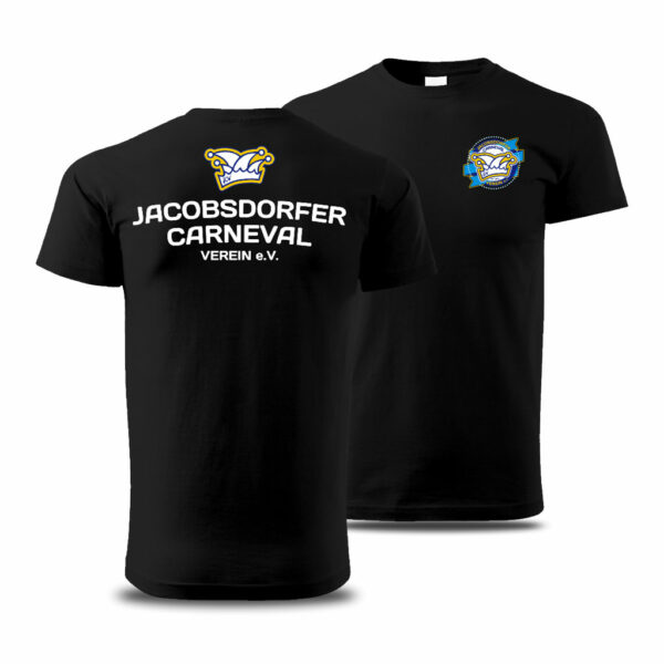 JCV Herren T Shirt Round Neck Herrenshirt deepblack