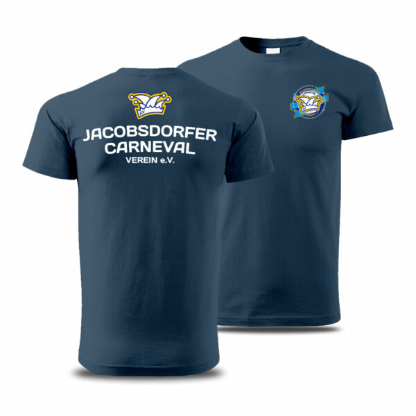 JCV Herren T Shirt Round Neck Herrenshirt denim